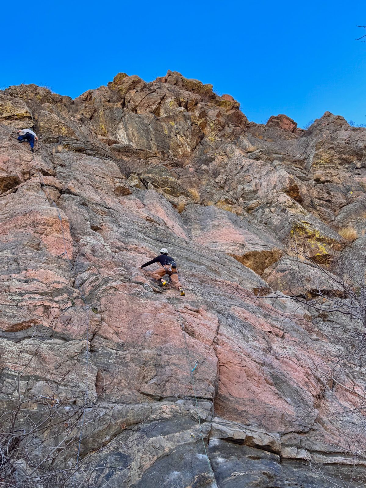 Climbing in Golden, Colorado