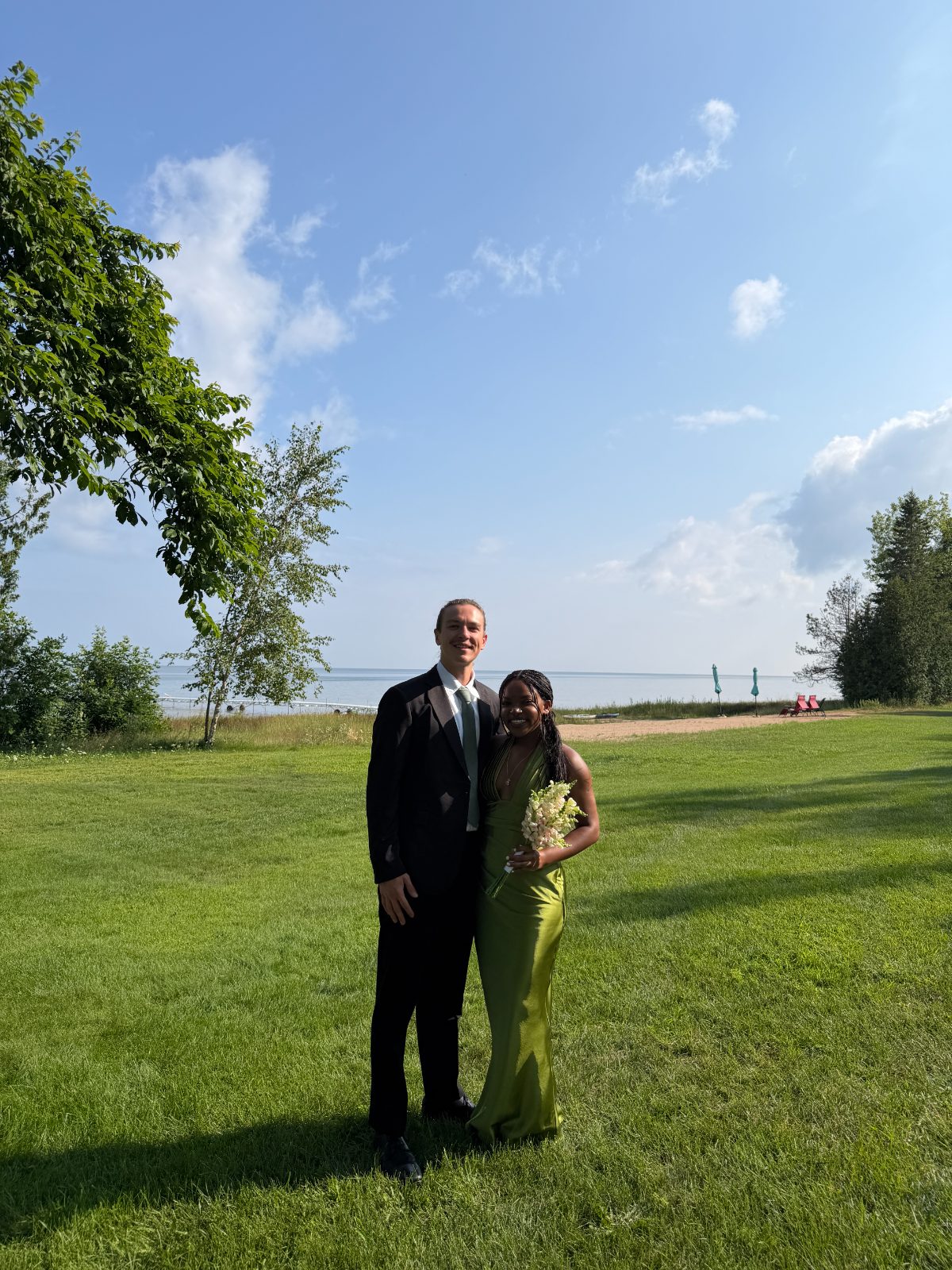A wedding on Lake Michigan